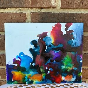 Small work of abstract art 8x10